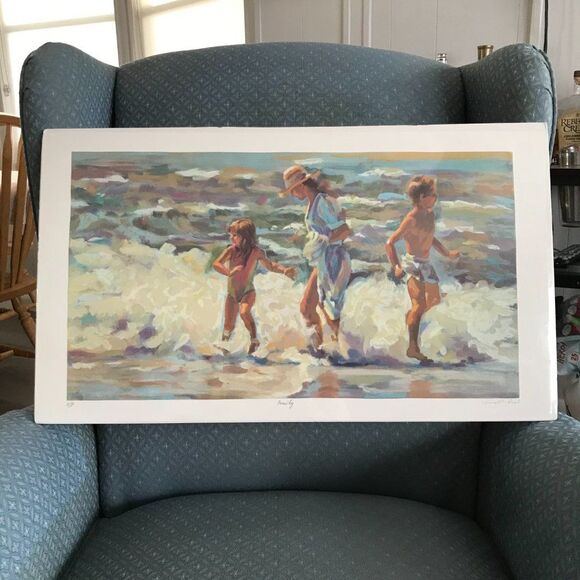 "Family" by Lucelle Raad Serigraph - Picture 2 of 5